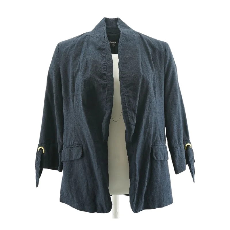 Navy Solid Blazer