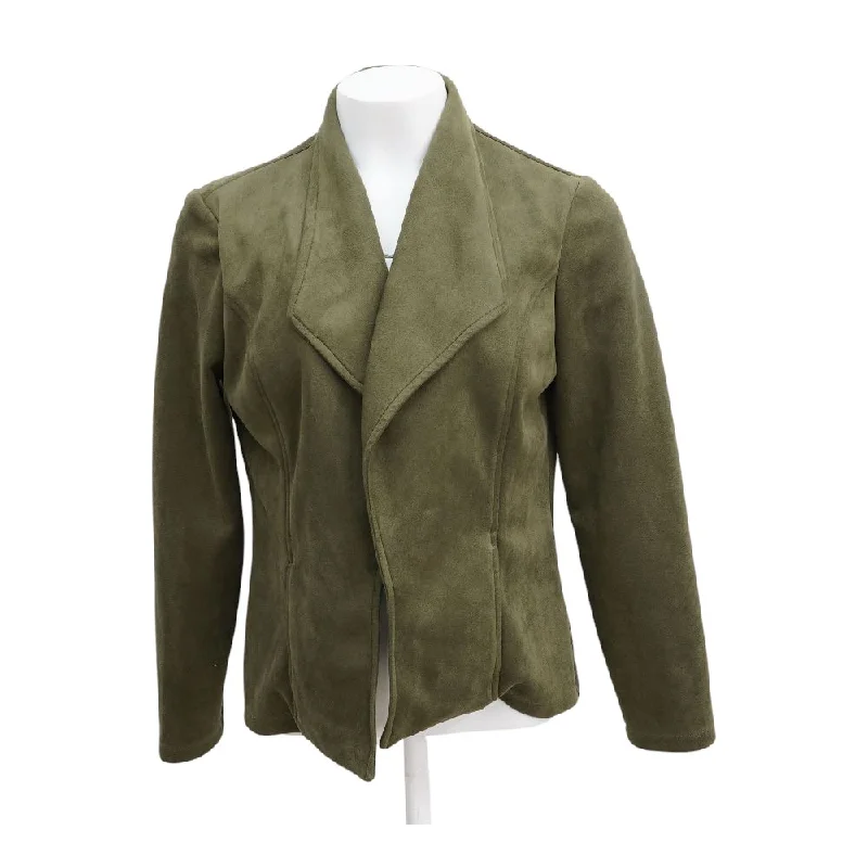 Green Solid Blazer