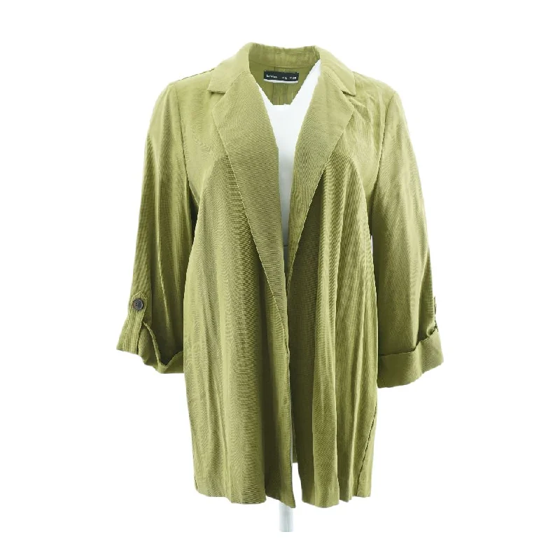 Green Solid Blazer