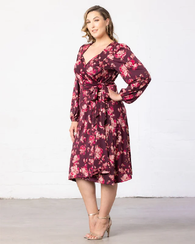 Socialite Sweetheart Wrap Dress