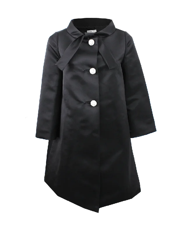 Tie Neck Opera Coat