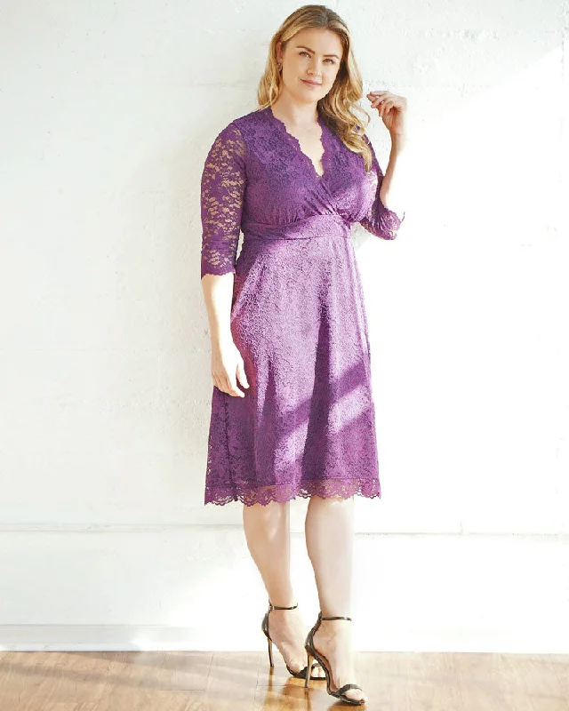 Scalloped Boudoir Lace Dress