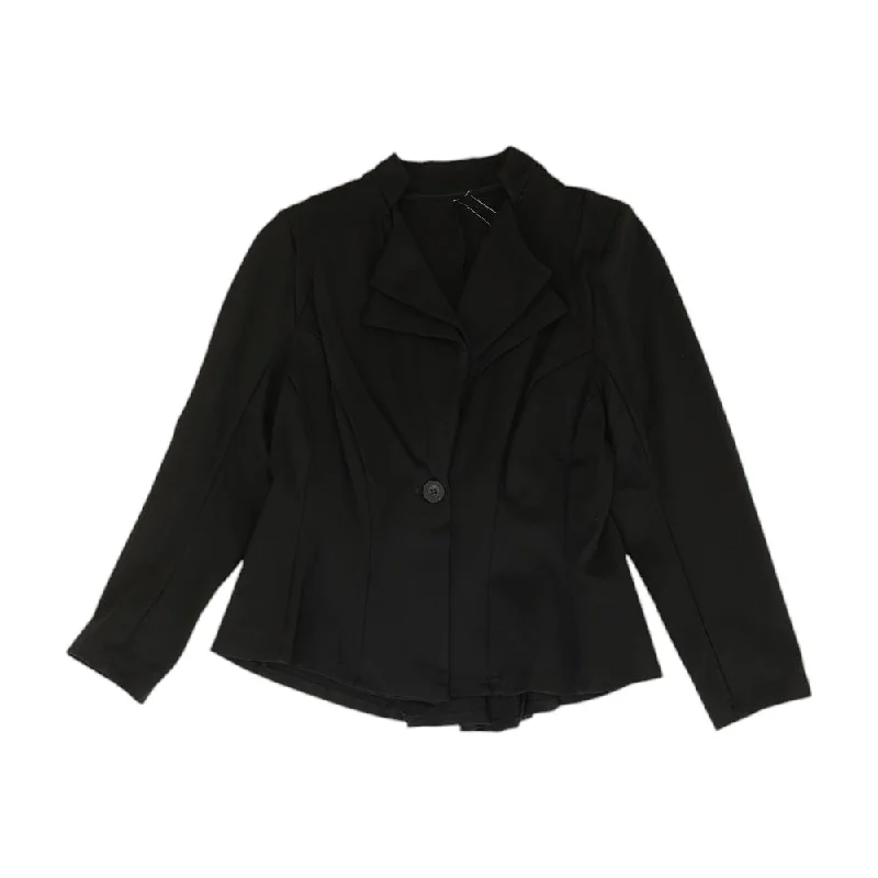 Black Solid Blazer