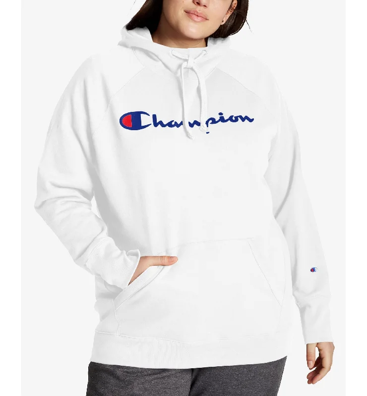 Champion Powerblend Plus Size Logo Hoodie