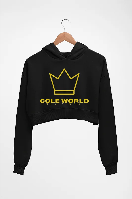 J. Cole World Crop HOODIE FOR WOMEN