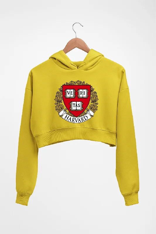 Harvard University Crop HOODIE FOR WOMEN