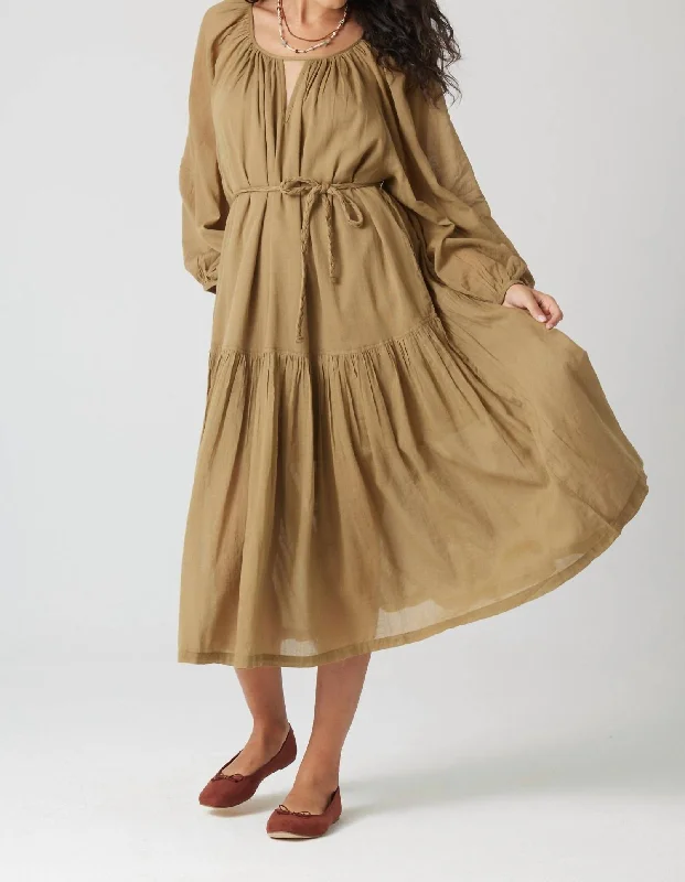 Talia Dress In Bronze