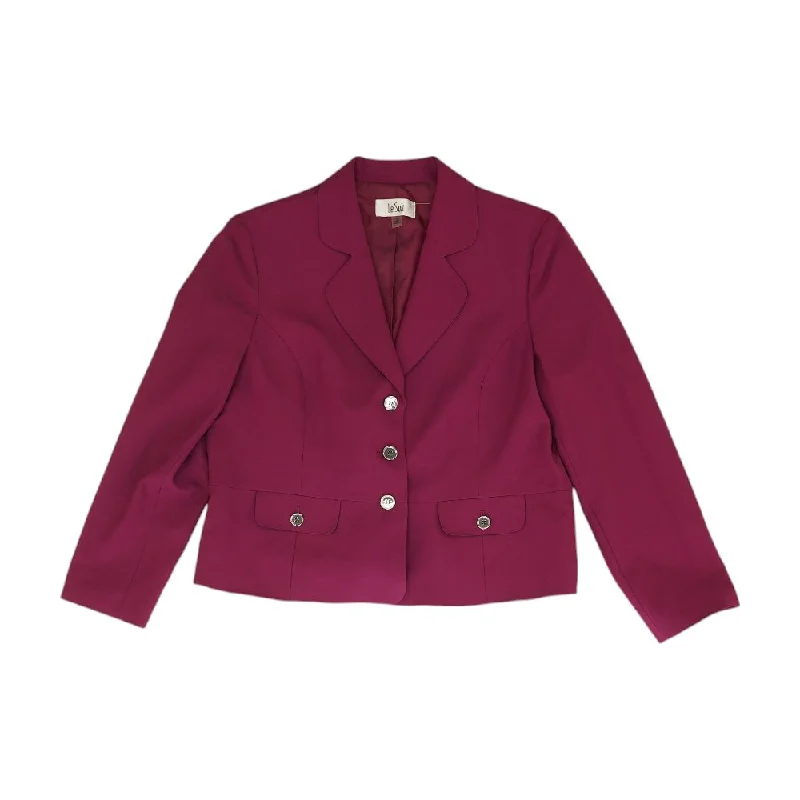 Magenta Solid Blazer