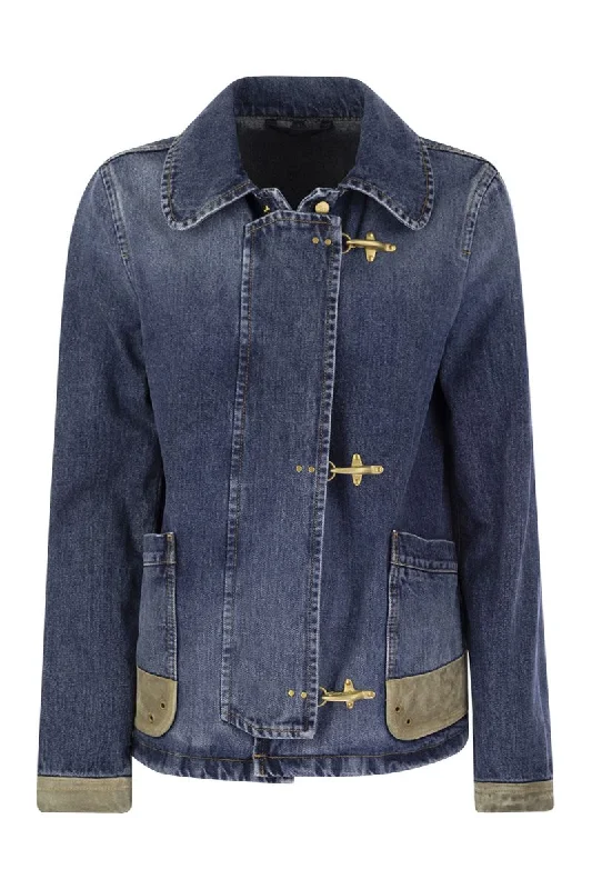 3-hook Denim Jacket