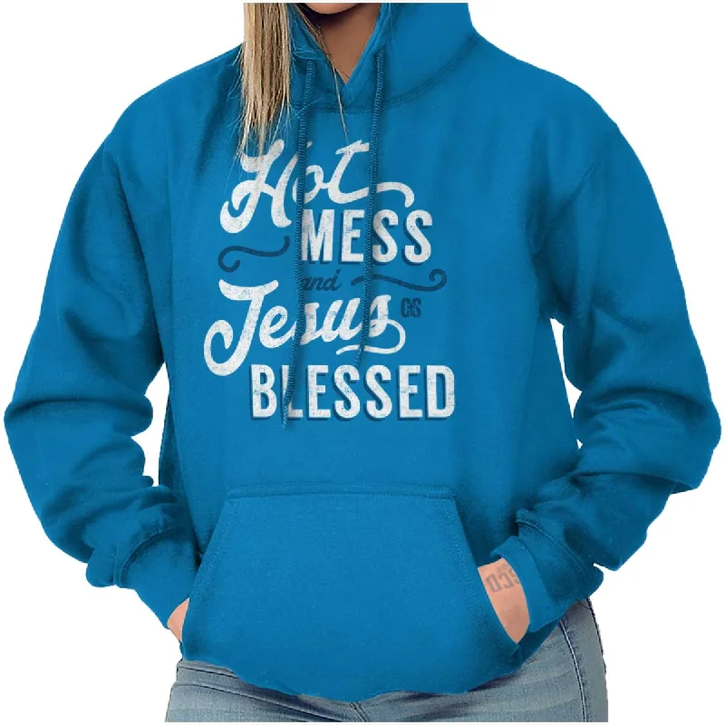 Hot Mess Blessed Hoodie