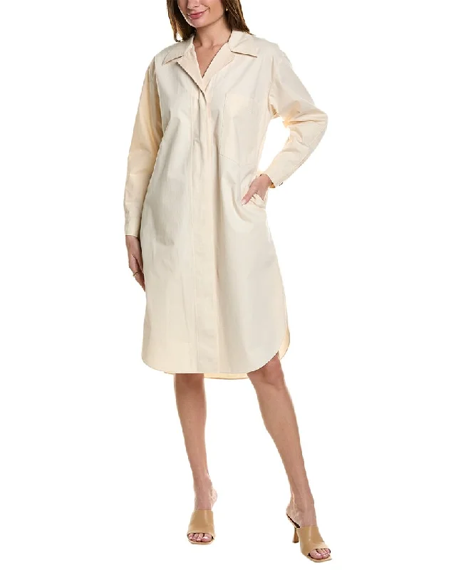 Lafayette 148 New York Blouson Sleeve Shirtdress