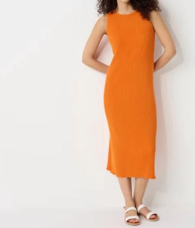 Ken Dress Tangelo In Orange