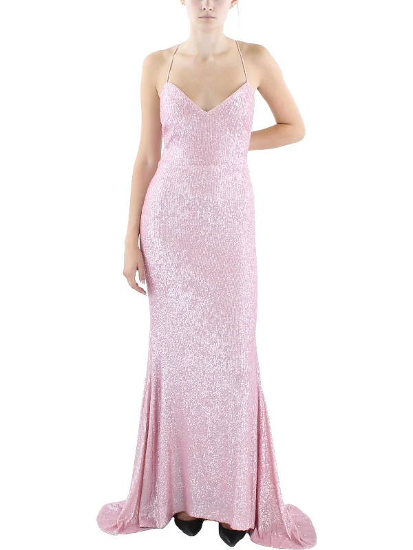 Womens Mermaid Long Evening Dress