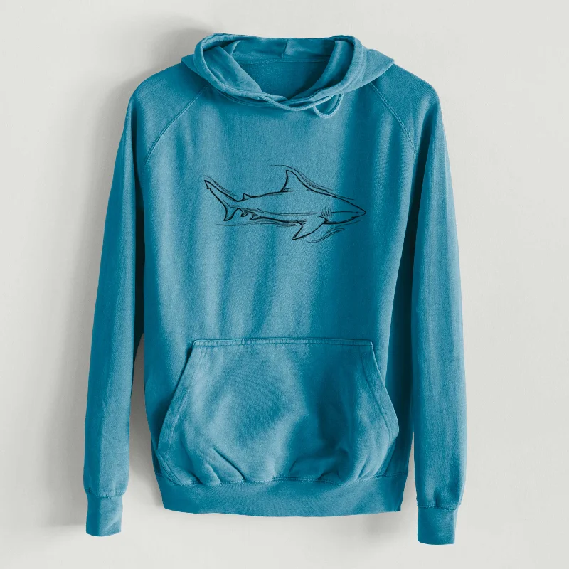 Bull Shark  - Mid-Weight Unisex Vintage 100% Cotton Hoodie