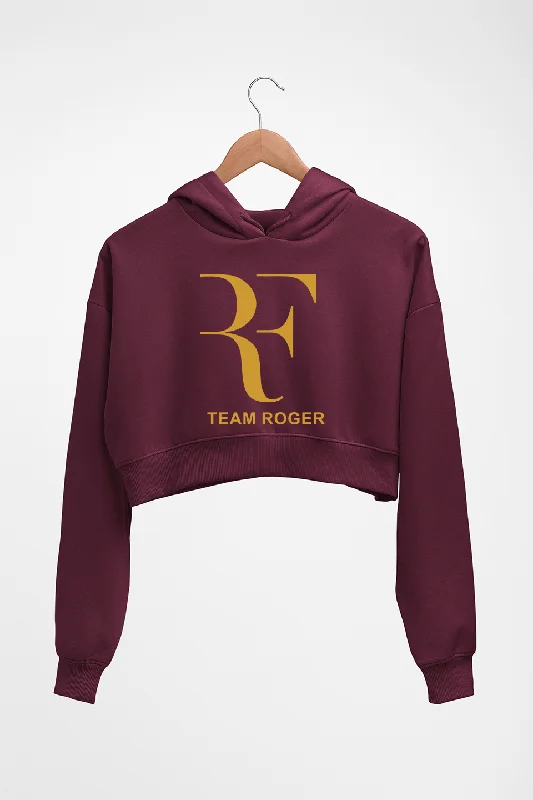 Roger Federer Crop HOODIE FOR WOMEN