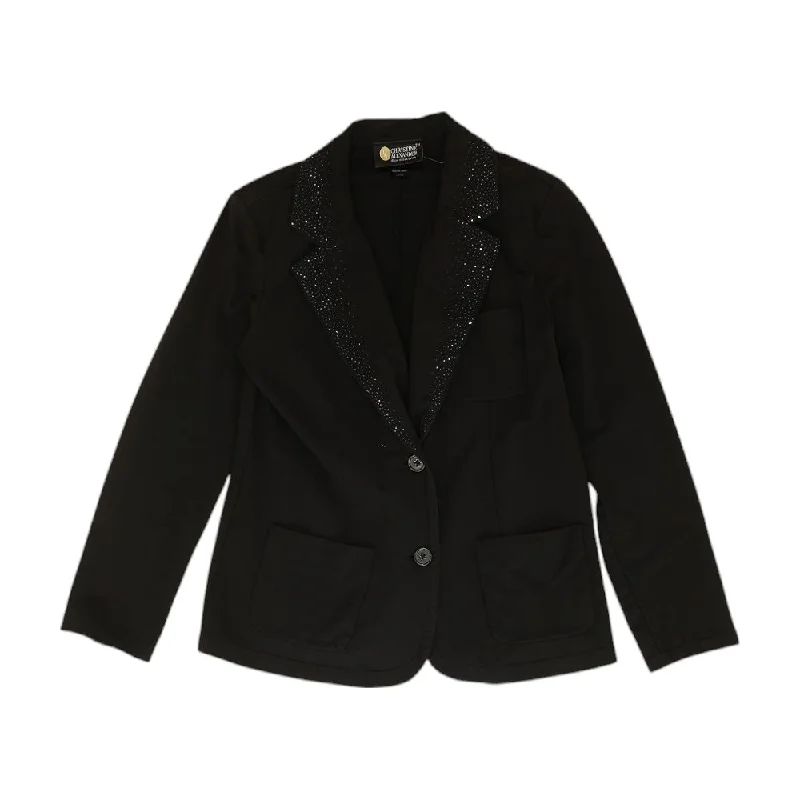 Black Solid Blazer