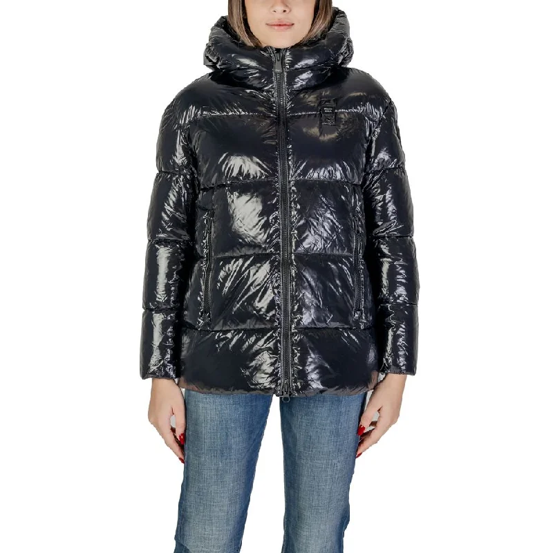 Blauer Black Polyamide Jackets & Coat