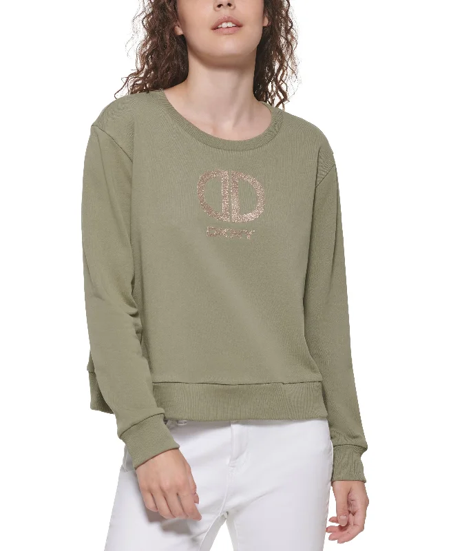 DKNY Glitter Logo Sweatshirt