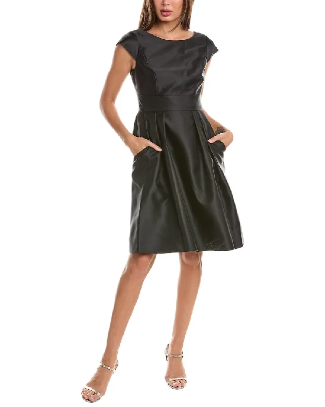 Alfred Sung Pleated Cocktail Dress