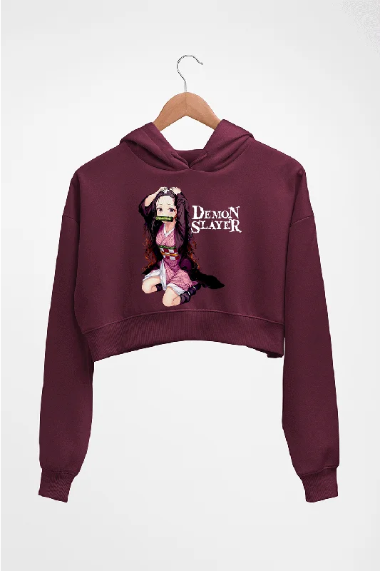 Demon Slayer Crop HOODIE FOR WOMEN