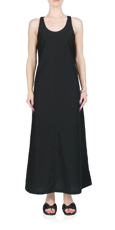 Utility Maxi Dress In Black