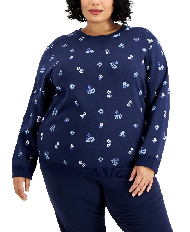 Karen Scott Plus Size Fleece Sweatshirt