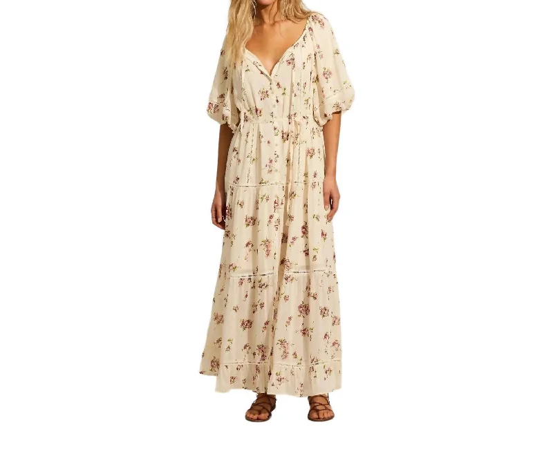 Alannah Maxi Dress In Ivory