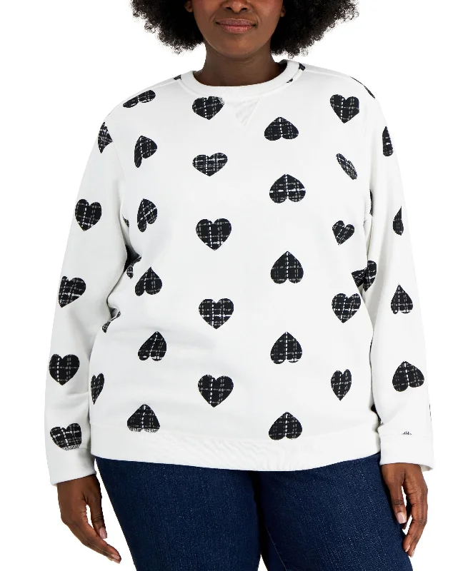 Karen Scott Plus Size Printed Sweatshirt