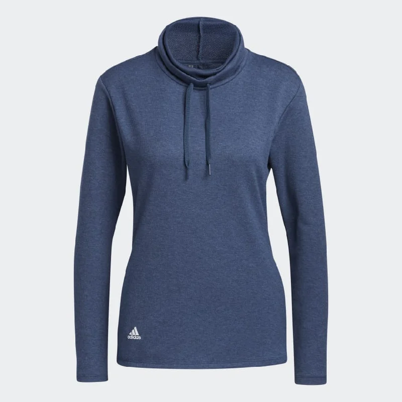 Adidas Ladies Mélange High Mock Pullover