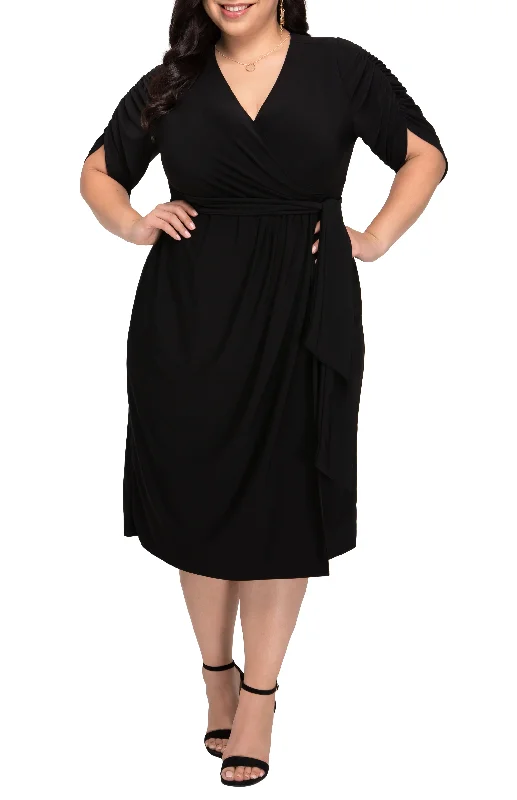 Eden Faux Wrap Dress