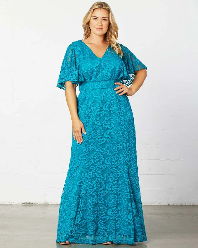 Duchess Lace Evening Gown