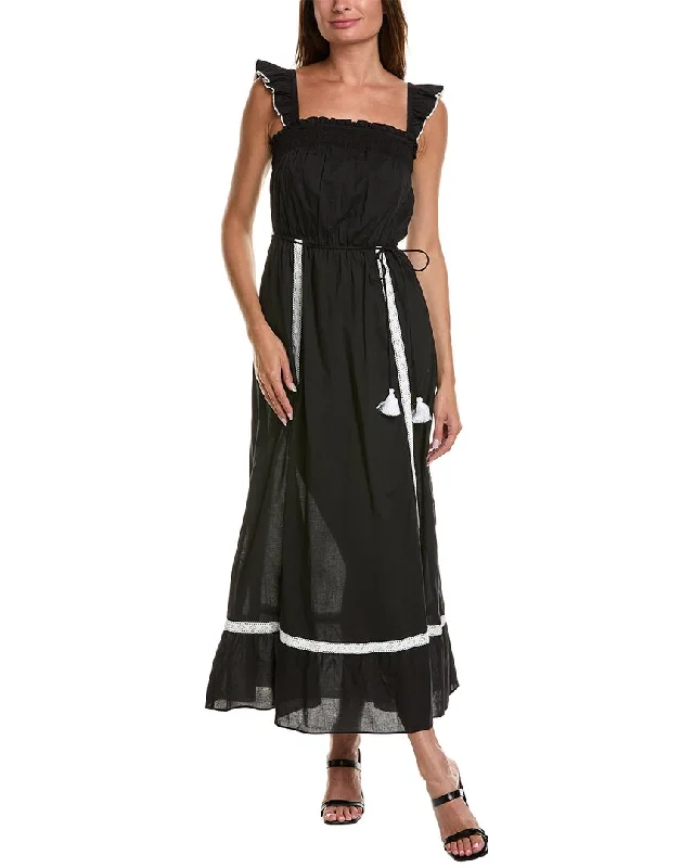 Garrie B Smocked Maxi Dress