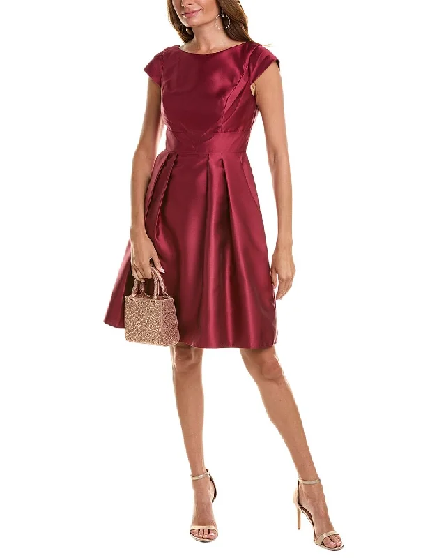 Alfred Sung Pleated Cocktail Dress