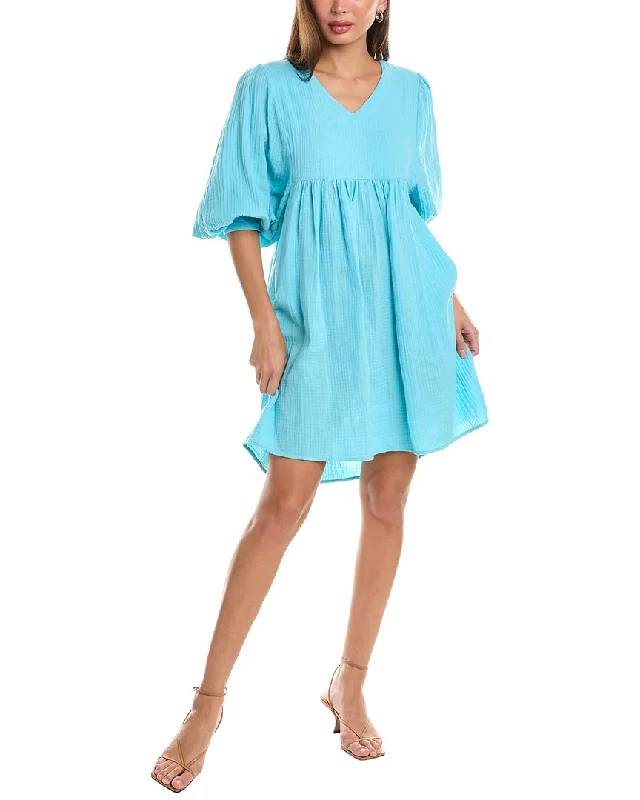 tyler böe Angie Crinkle Gauze Tunic Dress