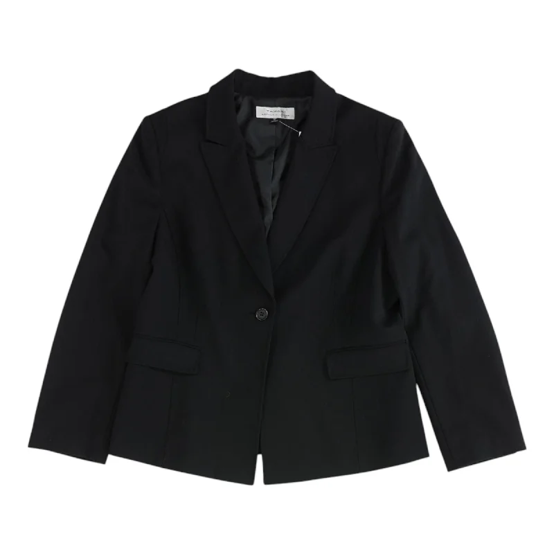 Black Solid Blazer