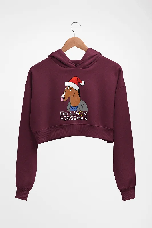 BoJack Horseman Crop HOODIE FOR WOMEN