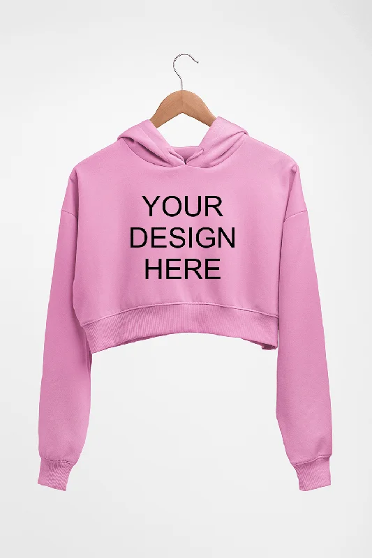 Customized-Custom-Personalized Crop HOODIE FOR WOMEN