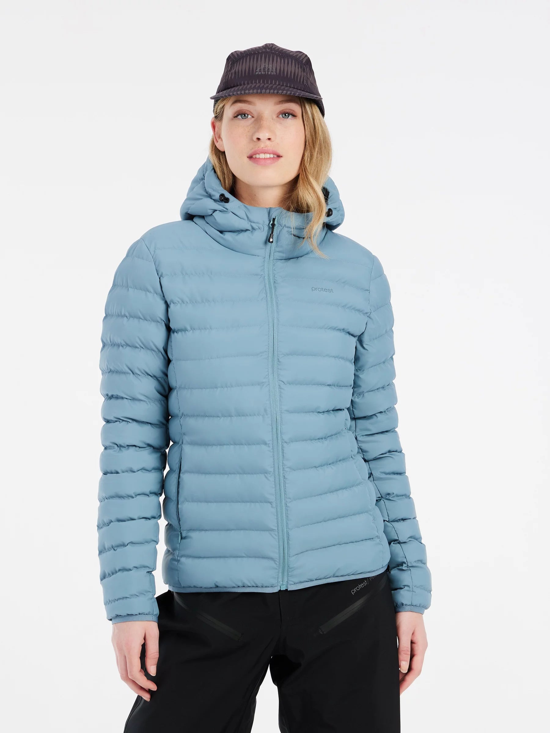 PRTICE Puffer Jacket - Steel Blue