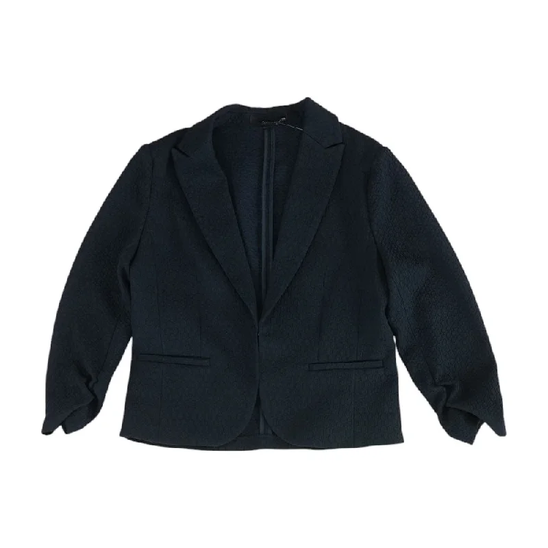 Navy Solid Blazer