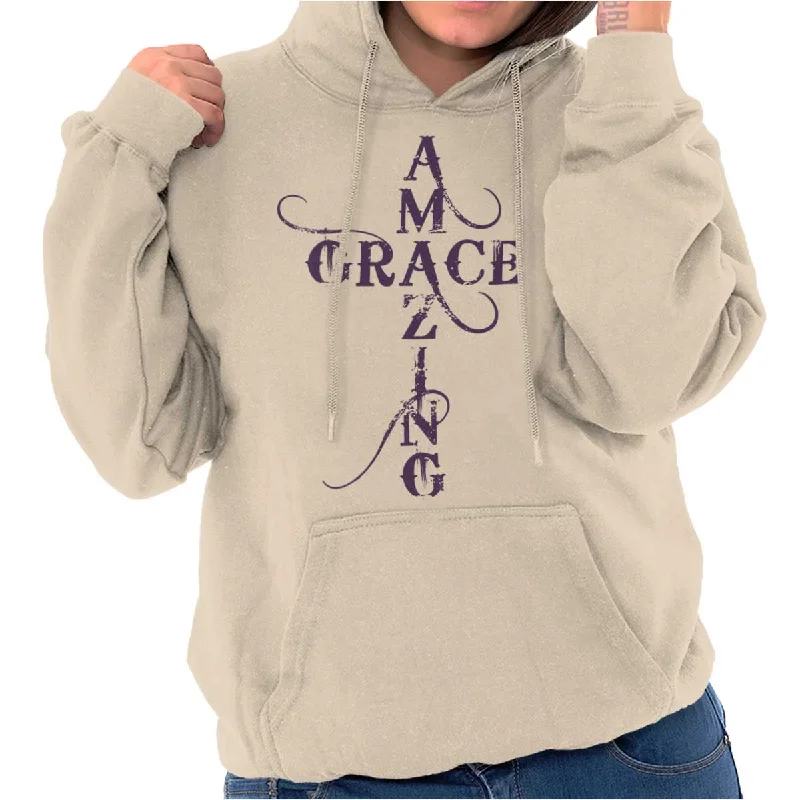 Amazing Grace Script Hoodie