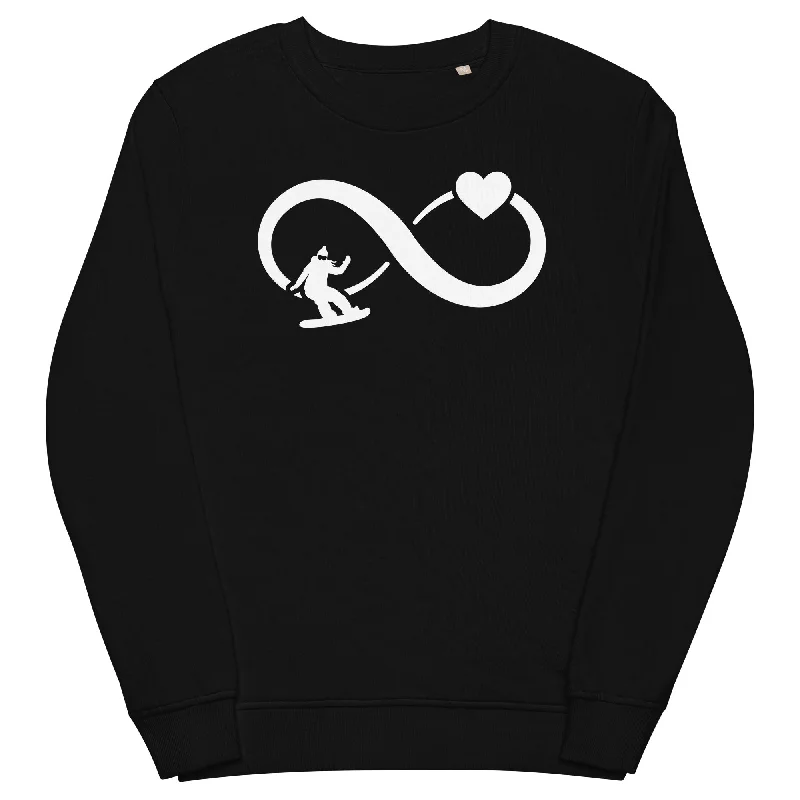 Infinity Heart and Snowboarding 1 - Unisex Premium Organic Sweatshirt