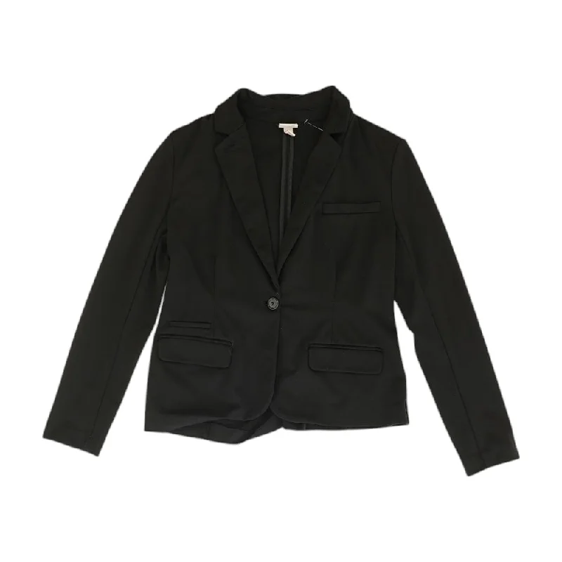 Black Solid Blazer