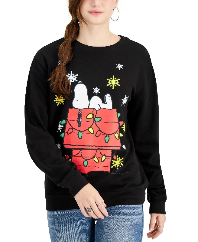 Juniors' Peanuts Snoopy Holiday Sweatshirt