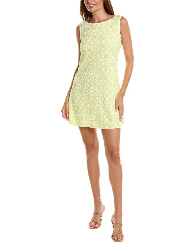 Isaac Mizrahi Jacquard A-Line Dress