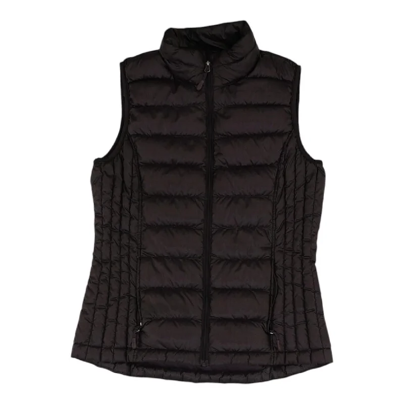 Purple Solid Puffer Vest