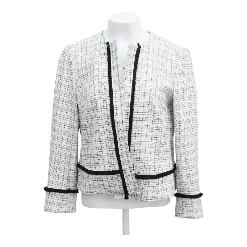 White Striped Blazer