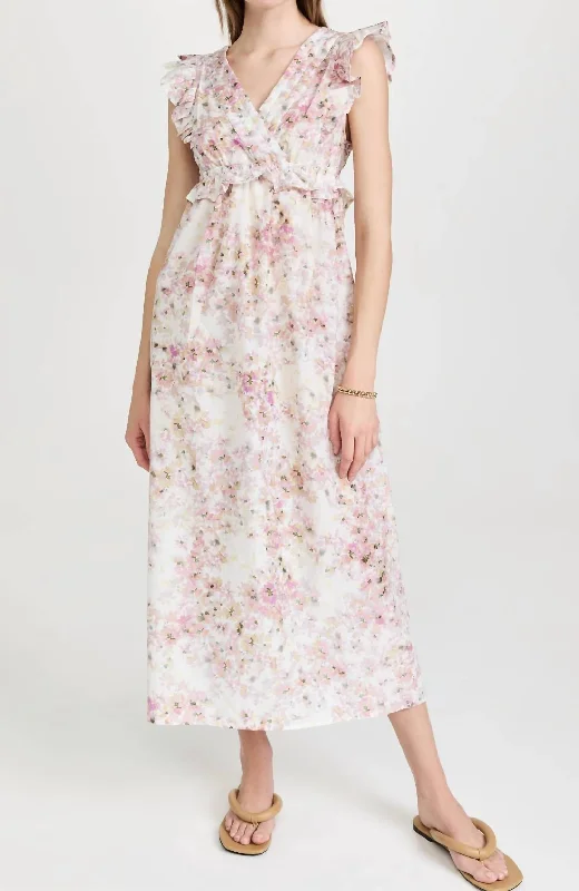 Hives Dress In Pink Flowers