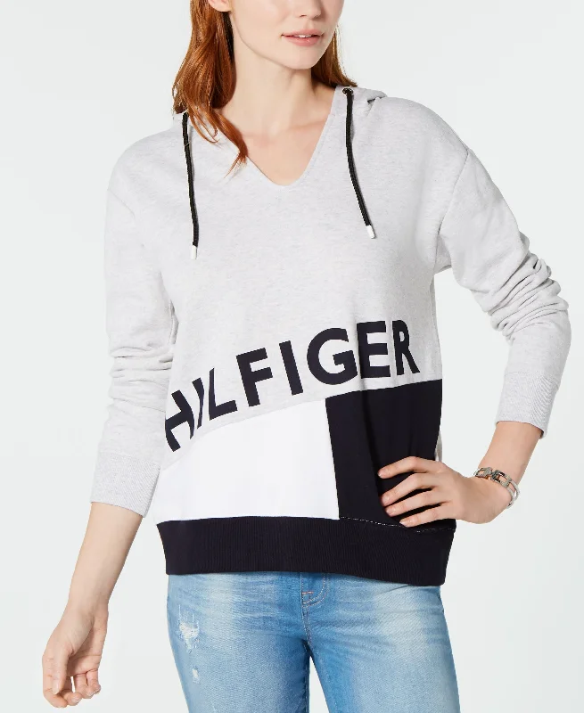 Tommy Hilfiger Hooded Logo Print Sweatshirt