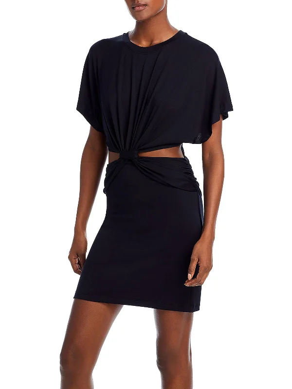 Womens Above Knee Cutout Mini Dress