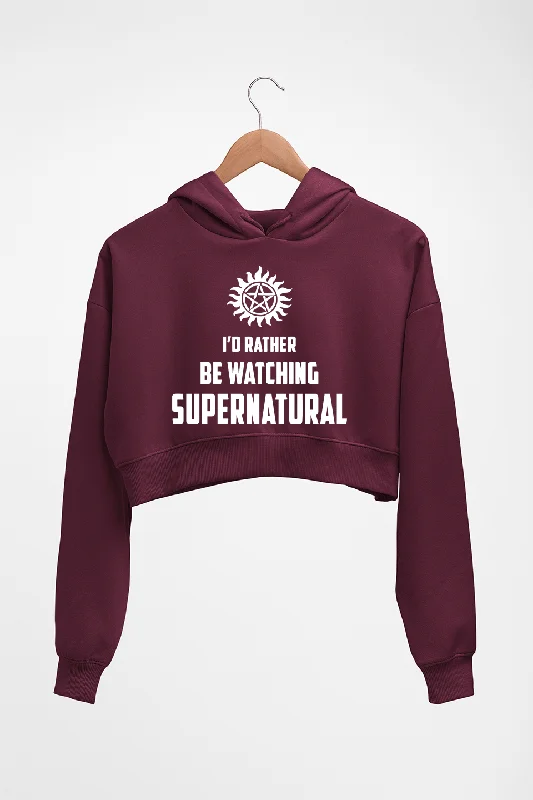 Supernatural Crop HOODIE FOR WOMEN